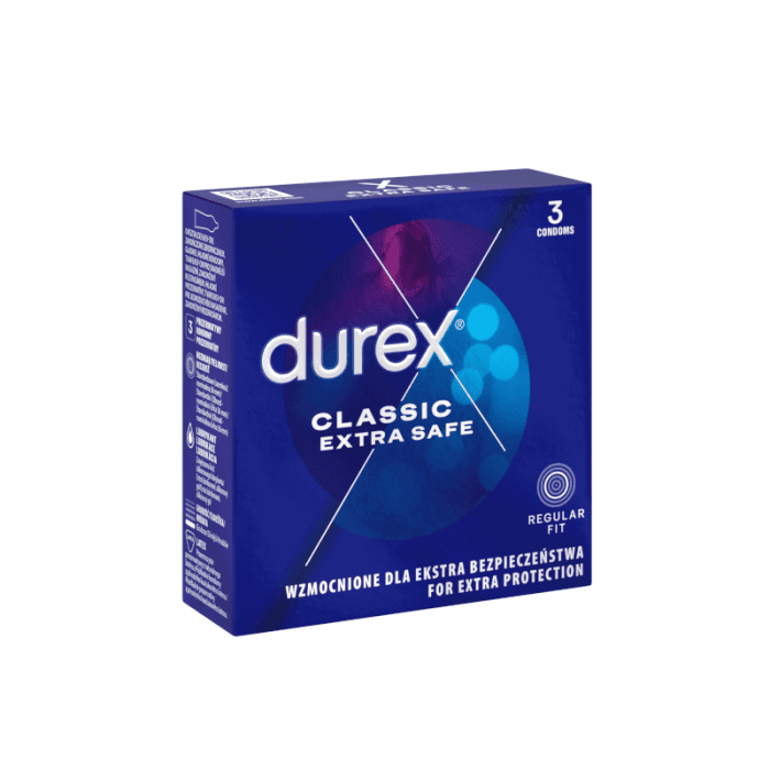 DUREX Extra Safe prezervatyvai, N3