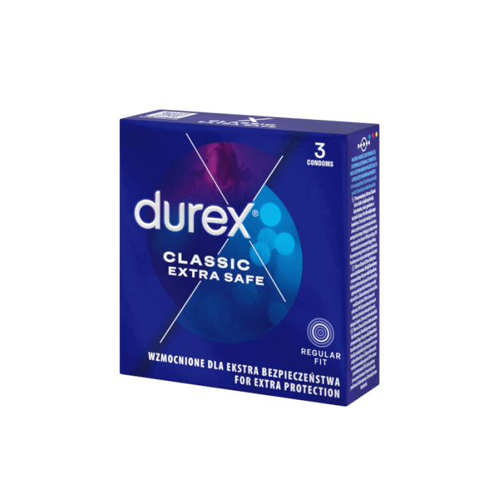 DUREX Extra Safe prezervatyvai, N3