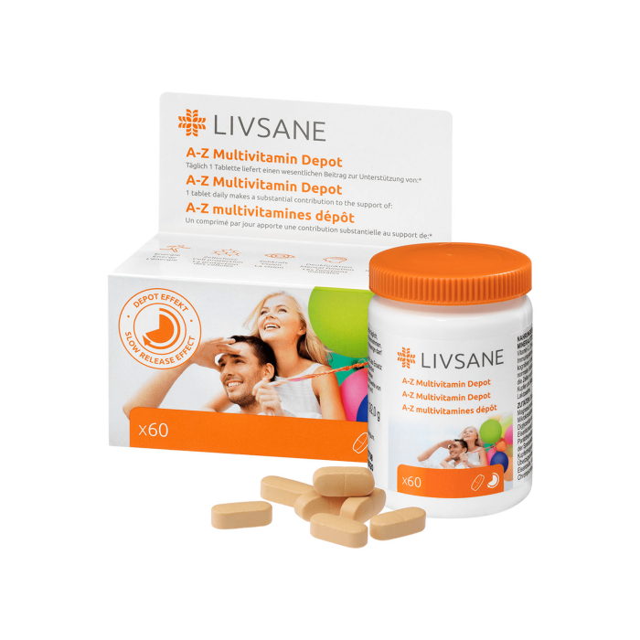 LIVSANE A-Z multivitaminų tabletės N60