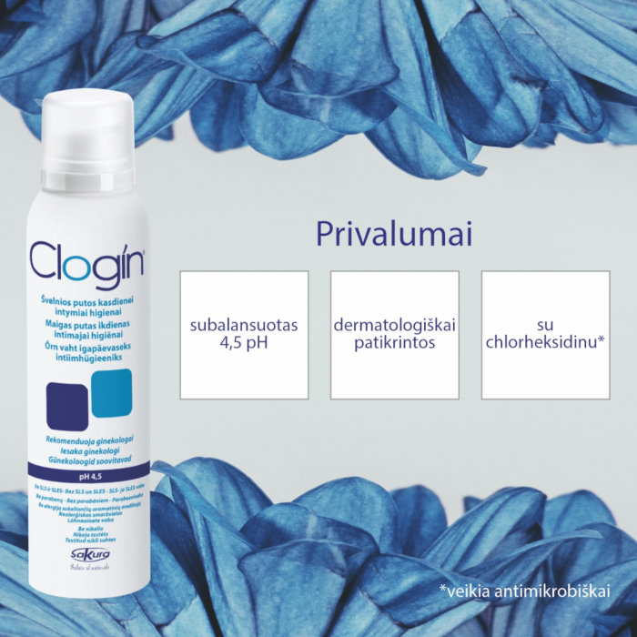 CLOGIN putos intymiai higienai, 150 ml