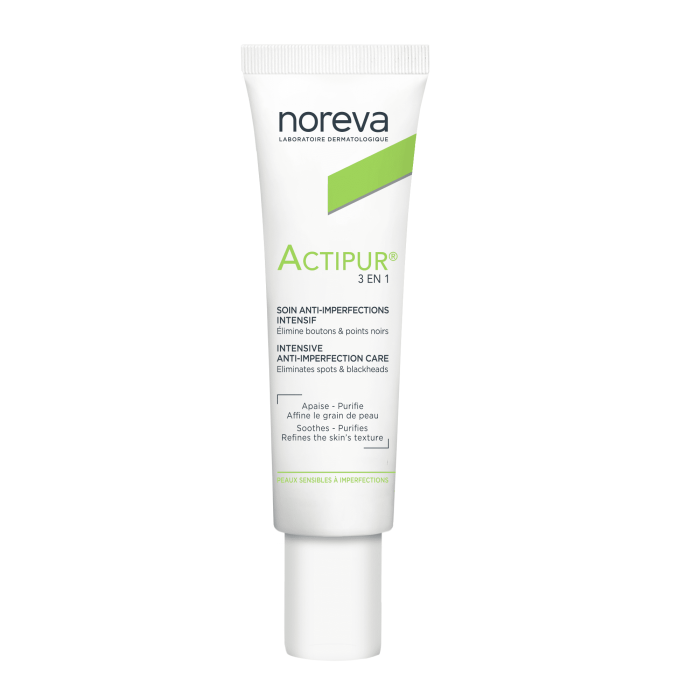 NOREVA priemonė nuo spuogų ACTIPUR 3IN1, 30 ml