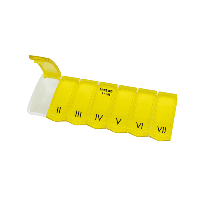 ANABOX dėžutė vaistams savaitei