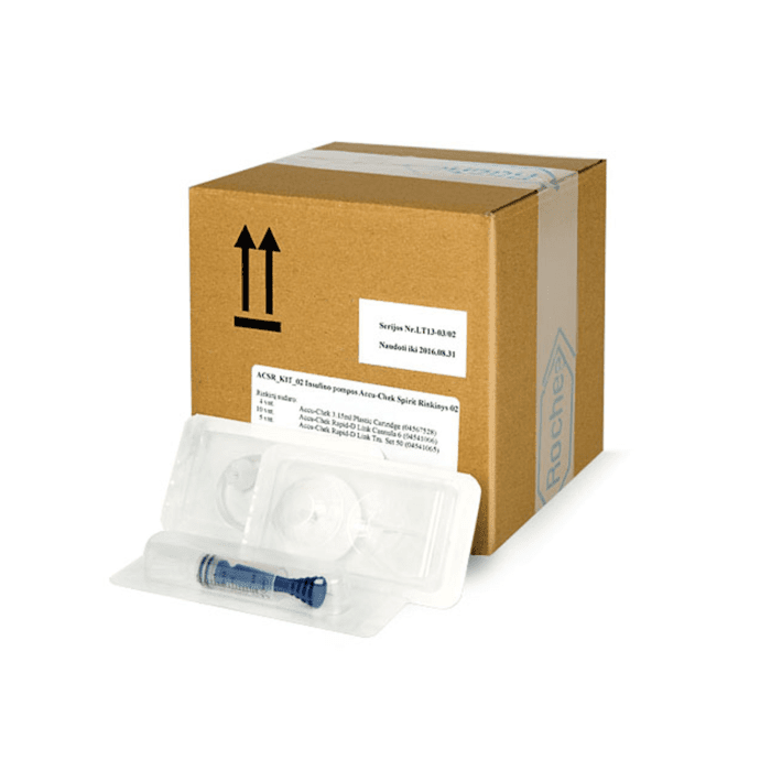 ACCU-CHEK insulino pompos rinkinys SPIRIT NR.2