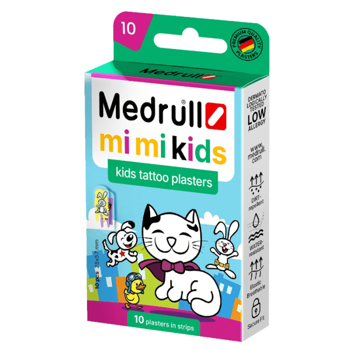 Medrull vaikiškas pleistras Mimi Kids N10