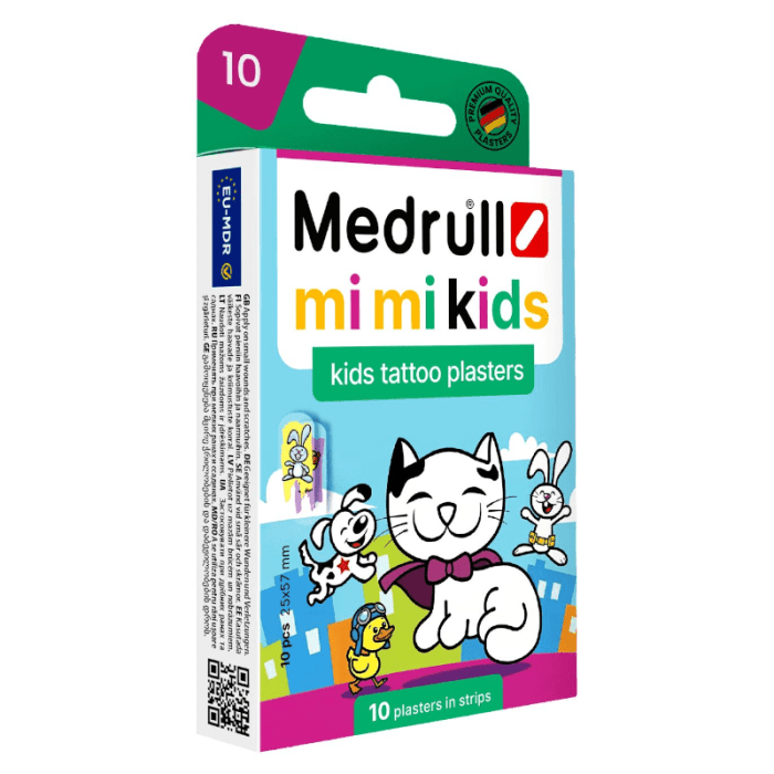 Medrull vaikiškas pleistras Mimi Kids N10