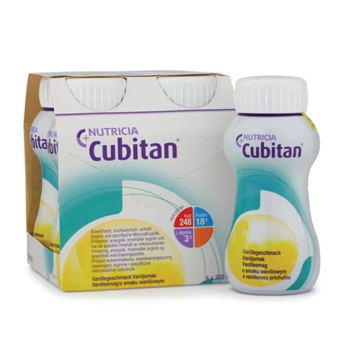 CUBITAN vanilės skonio, 4X200ML
