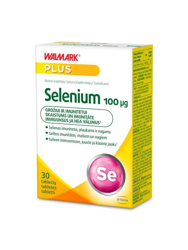 WALMARK Selenas 100 mcg tabletės N30