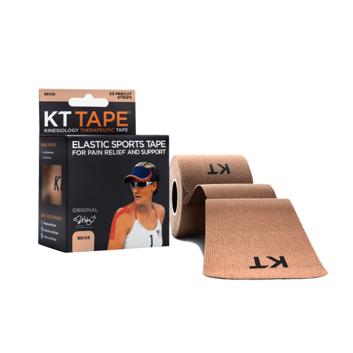 KT TAPE pleistras ORIGINAL, smėlio spalva, 20 juostelių
