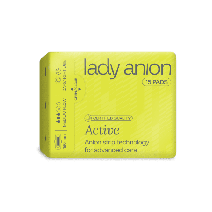 Lady Anion ploni paketai Active N15