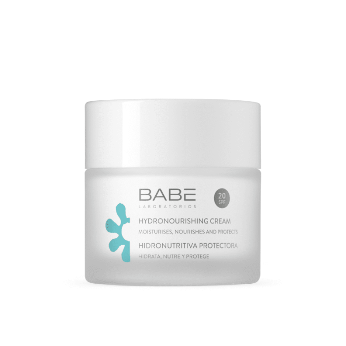 BABĒ drėkinamasis maitinamasis veido kremas FACIAL Hydro Nourishing SPF 20, 50 ml