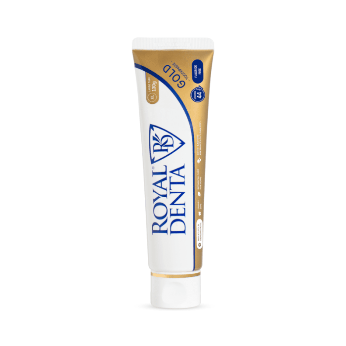 ROYAL DENTA dantų pasta su auksu GOLD 130 g