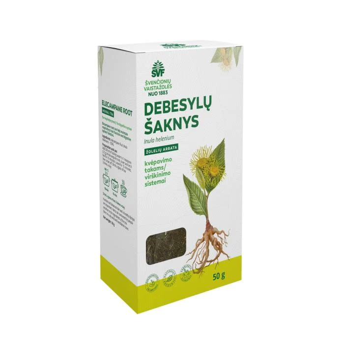 ŠVENČIONIŲ VAISTAŽOLĖS DEBESYLŲ ŠAKNYS, žolelių arbata, 50 g