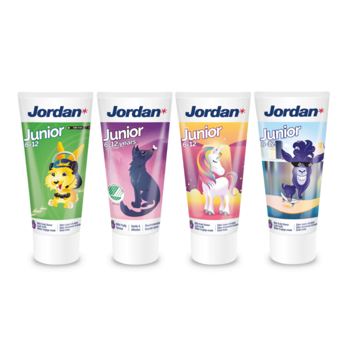JORDAN Junior 50 ml - dantų pasta vaikams 6-12 m.