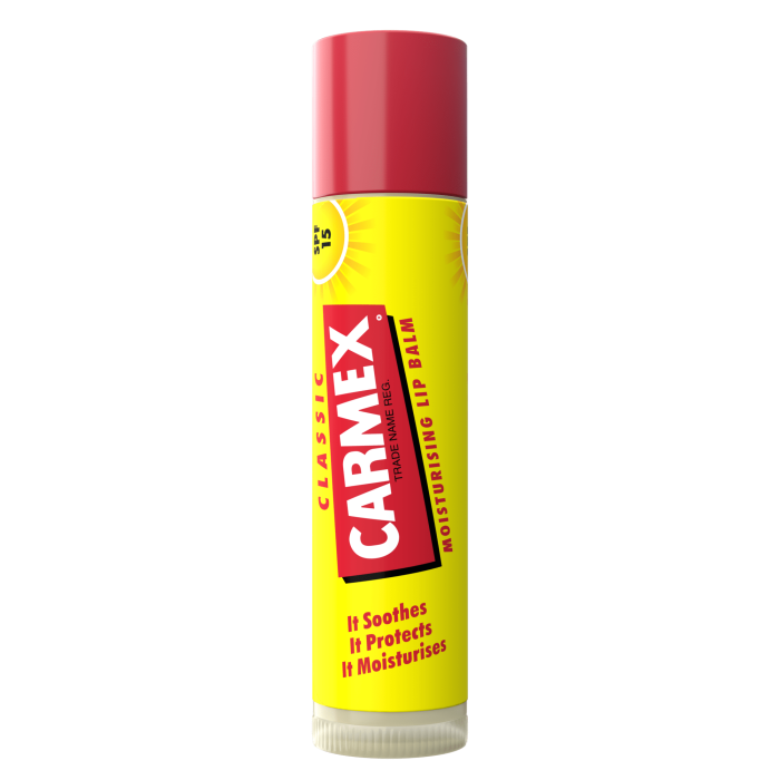 CARMEX lūpų balzamas CLICK STICK, SPF 15, bespalvis 4.25 g
