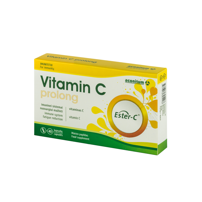VITAMIN C PROLONG kapsulės N40 