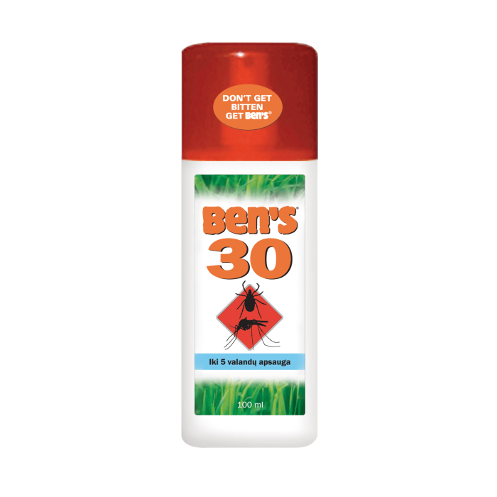 Ben‘s 30 repelentas 100 ml