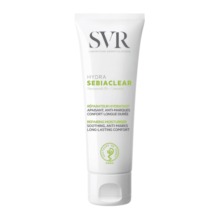 SVR SEBIACLEAR CREME HYDRA drėkinamasis veido kremas riebiai, mišriai odai, 40 ml