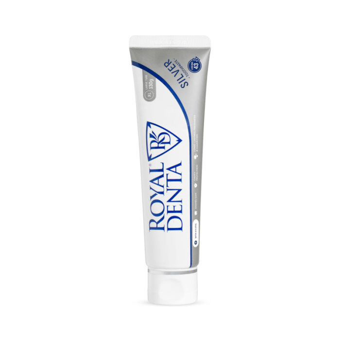 Royal Denta dantų pasta su sidabru Silver 130 g