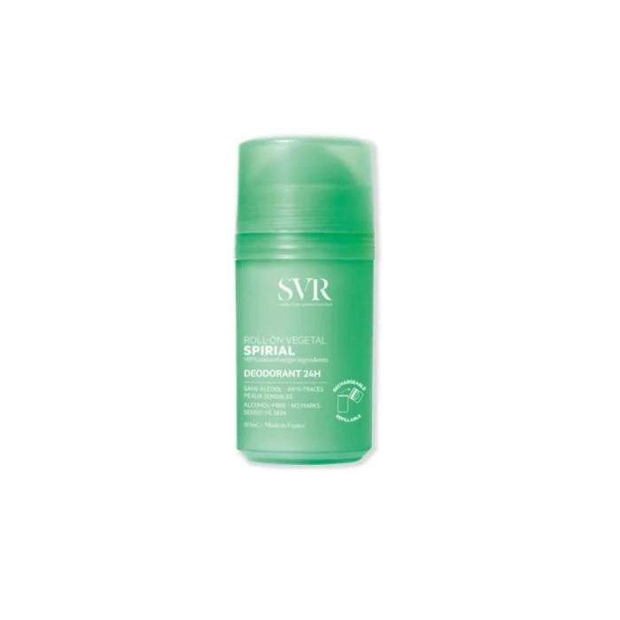 SVR SPIRIAL ROLL-ON VEGETAL natūralus antiperspirantas su probiotikais ir diatomine žeme 50 ml