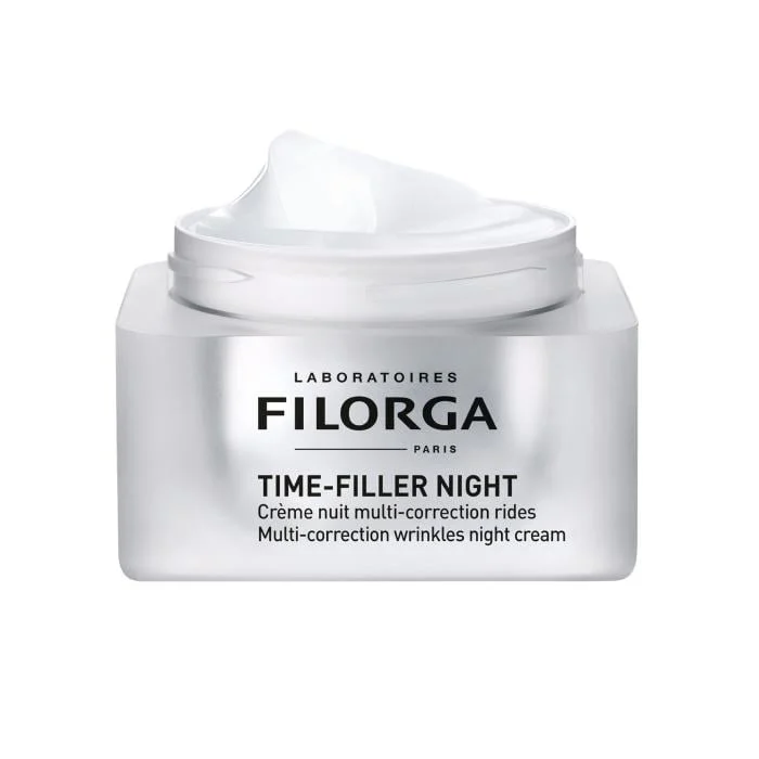 FILORGA naktinis veido kremas brandžiai odai su ryškėjančiomis raukšlėmis TIME-FILLER NIGHT 5XP CRÉME, 50 ml