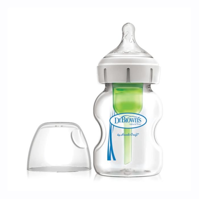 DR.BROWN'S stiklinis buteliukas OPTIONS+ plačiu kakleliu 150 ml N1