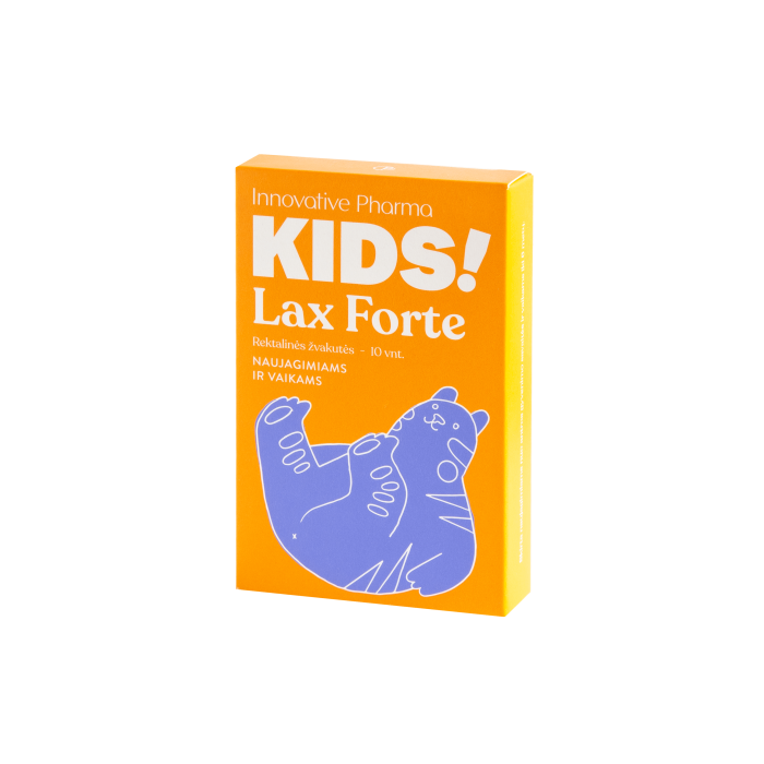 LaxForte Baby rektalinės žvakutės N10