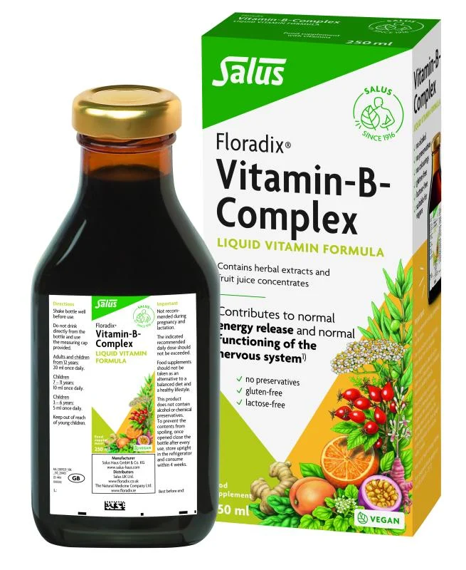 FLORADIX Vitamin-B-Complex + matavimo indelis, 250 ml 