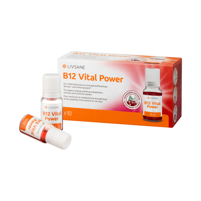 LIVSANE B12 Vital Power geriamasis tirpalas 10 ml, N10