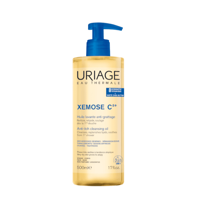 URIAGE XEMOSE C8+ HUILE aliejinis prausiklis veidui ir kūnui, 500 ml 