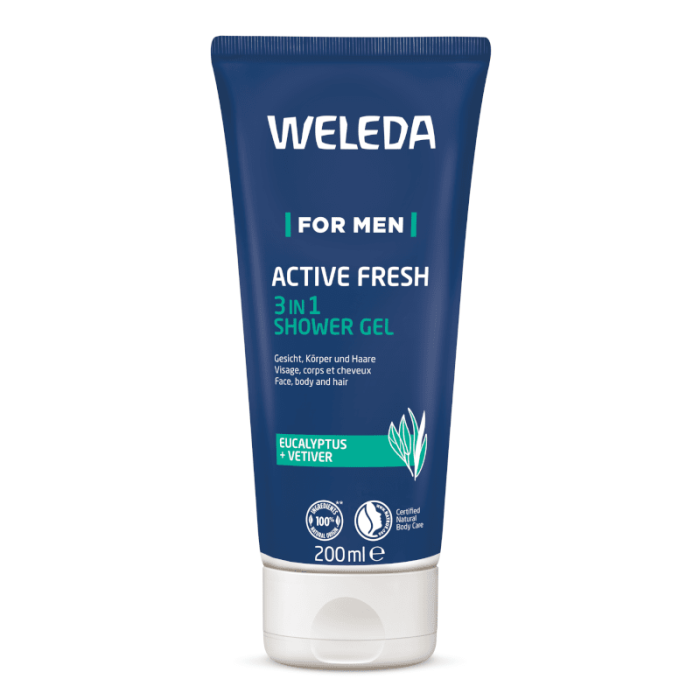 WELEDA MEN dušo želė, 200 ml