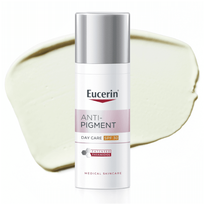 EUCERIN Anti-Pigment dieninis veido kremas SPF 30 į hiperpigmentaciją linkusiai odai, 50 ml
