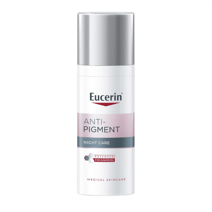 EUCERIN Anti-Pigment naktinis kremas į pigmentaciją linkusiai odai, 50 ml