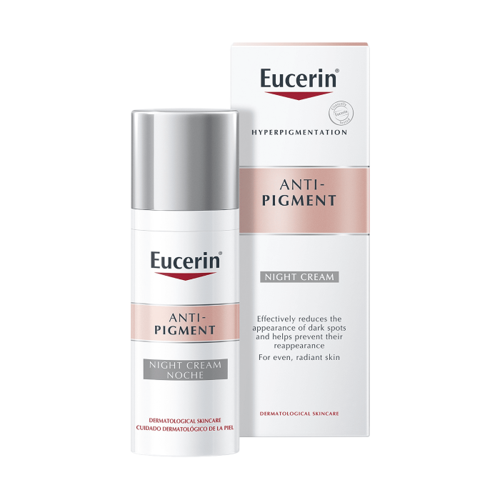 EUCERIN naktinis kremas ANTI-PIGMENT, 50 ml