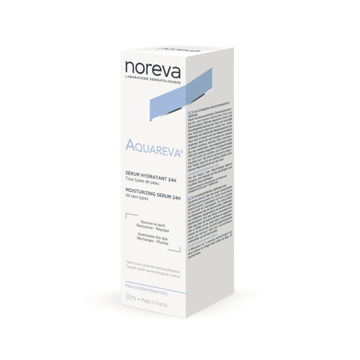 NOREVA 24 val. intensyviai drėkinantis veido serumas AQUAREVA 30 ml