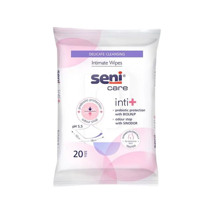 SENI Care  Inti+ drėgnos servetėlės N20