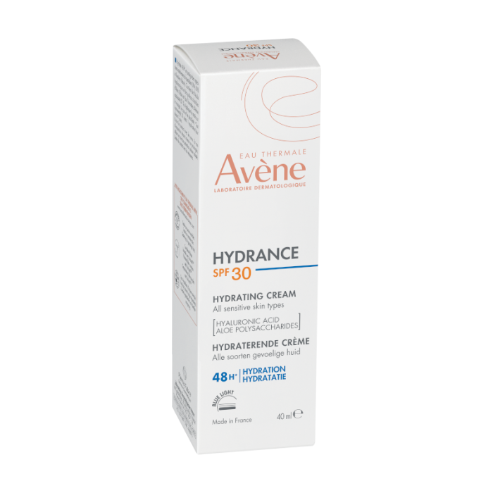 AVENE apsauginė drėkinamoji emulsija HYDRANCE LIGHT, SPF 30, 40 ml