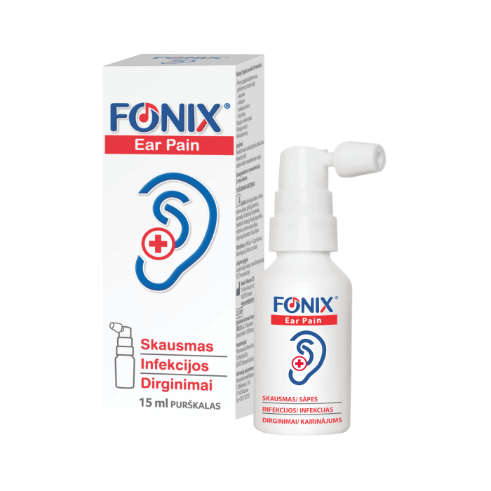 FONIX purškalas EAR PAIN 15 ml