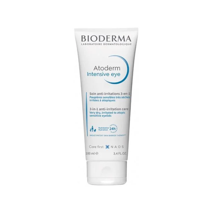 BIODERMA sausos ir sudirgintos akių zonos priežiūros priemonė ATODERM INTENSIVE EYE, 100 ml