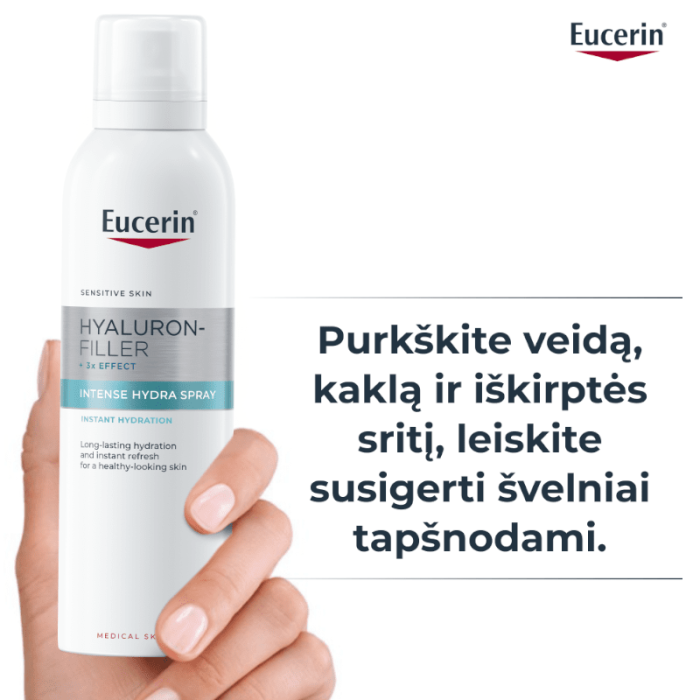 EUCERIN purškiamoji migla HYALURON 150 ml