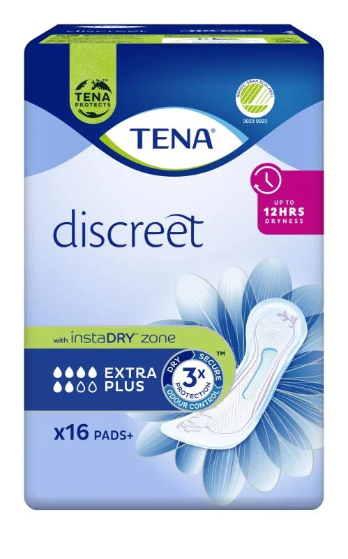 TENA įklotai Discreet Extra Plus N16