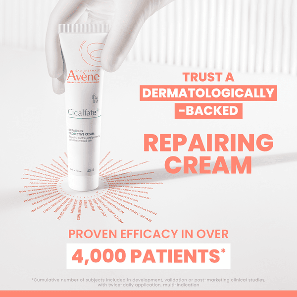 EAU THERMALE AVENE Cicalfate+ atkuriamasis kremas pažeistai odai, 40 ml