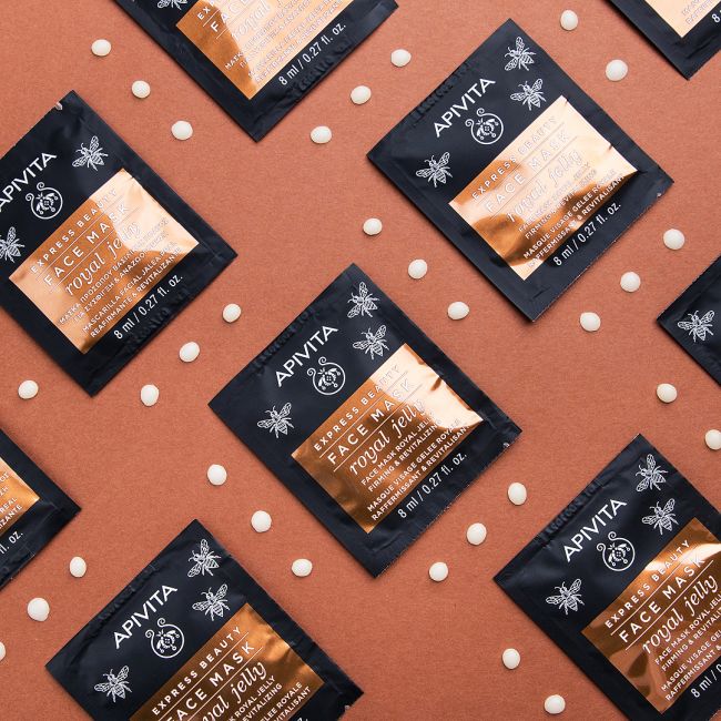 APIVITA veido kaukė su bičių pieneliu EXPRESS BEAUTY 2 x 8 ml