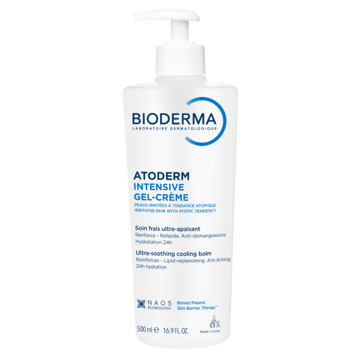 BIODERMA gelis-kremas sudirgusiai, atopiškai odai ATODERM INTENSIVE GEL-CREME, 500 ml