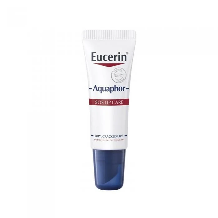 EUCERIN atkuriamasis lūpų balzamas AQUAPHOR SOS, nuo 3 m., 10 ml