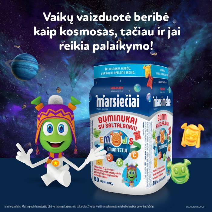 Marsiečiai guminukai su šaltalankiu N50