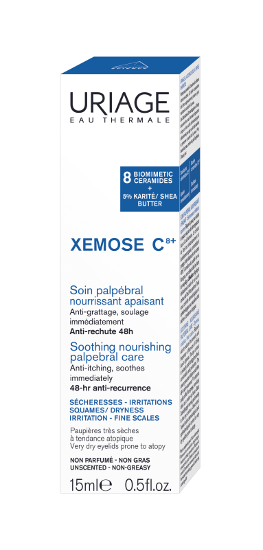 URIAGE, XEMOSE C8+ kremas akių sričiai, 15ml
