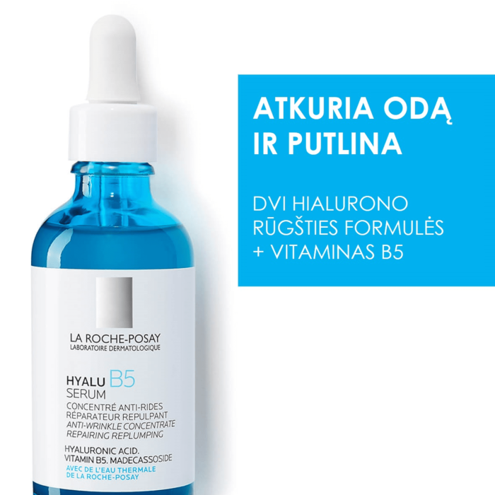 LA ROCHE-POSAY serumas nuo raukšlių su hialuronu HYALU B5, 30 ml