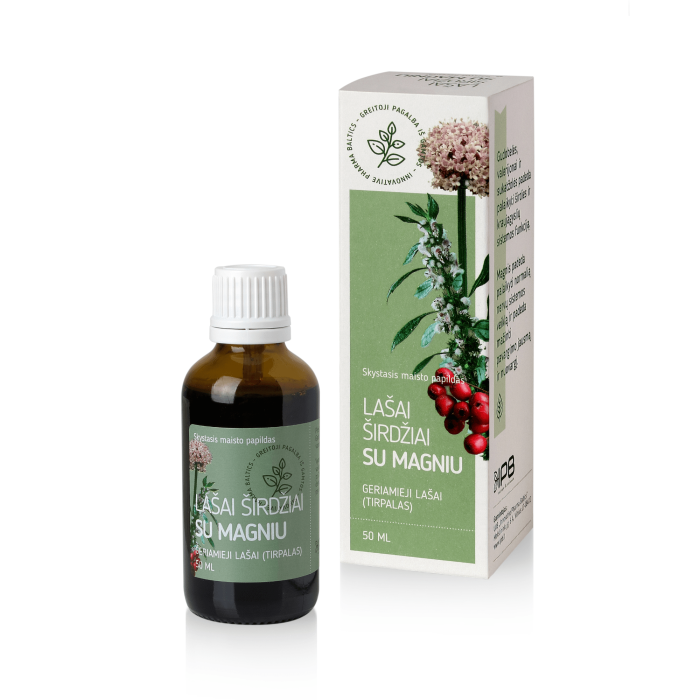 Lašai širdžiai su magniu 50 ml