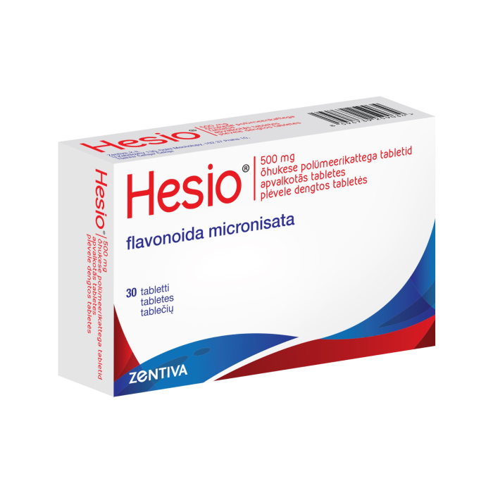 Hesio 450 mg/50 mg plėvele dengtos tabletės N30