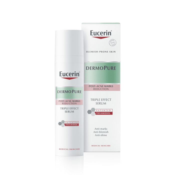 EUCERIN serumas aknės paliktų dėmių mažinimui DERMOPURE TRIPLE EFFECT 40 ml